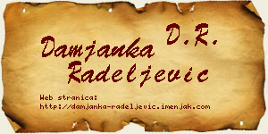 Damjanka Radeljević vizit kartica